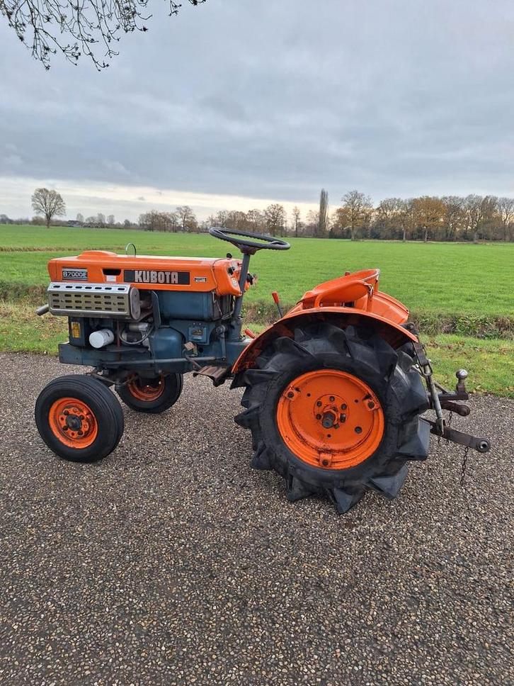 Kubota B7000E minitractor, Tuin en Terras, Grasmaaiers, Zo goed als nieuw, 50 cm of meer, Ophalen