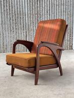 Vintage teakhout armfauteuil design 1950, Antiek en Kunst, Antiek | Meubels | Stoelen en Banken, Ophalen
