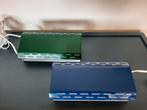 Vintage wandlampen bedlampen x2 groen en blauw, Huis en Inrichting, Lampen | Wandlampen, Ophalen of Verzenden, Zo goed als nieuw