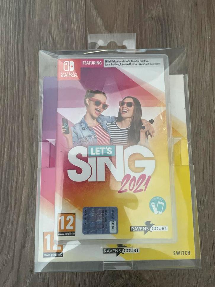 Let's Sing 2021 - Nintendo Switch - Complete set, Spelcomputers en Games, Games | Nintendo Switch, Zo goed als nieuw, Muziek, 3 spelers of meer