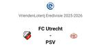 1 top plaats aan het veld FC Utrecht PSV vak S rij 3, Losse kaart, Eén persoon, December