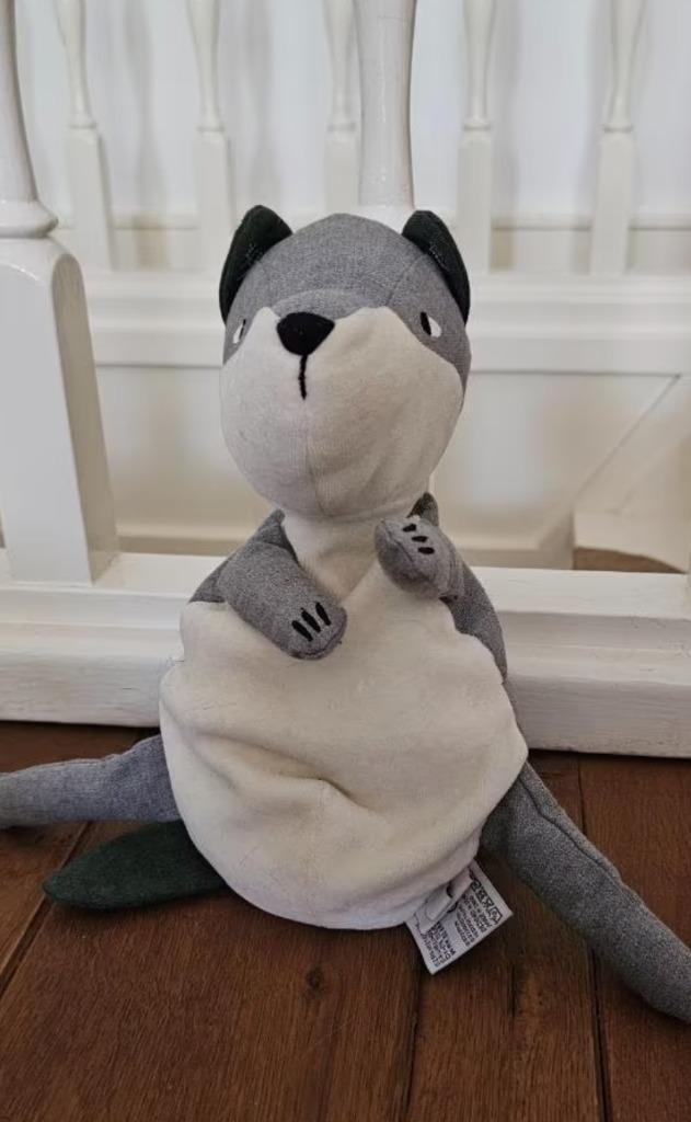 Sebra Moon knuffel- de Wolf - 29 cm- schattig, Kinderen en Baby's, Speelgoed | Babyspeelgoed, Zo goed als nieuw, Overige typen