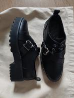 Leren schoenen, Schoenen met lage hakken, Zwart, Ophalen of Verzenden, Zo goed als nieuw