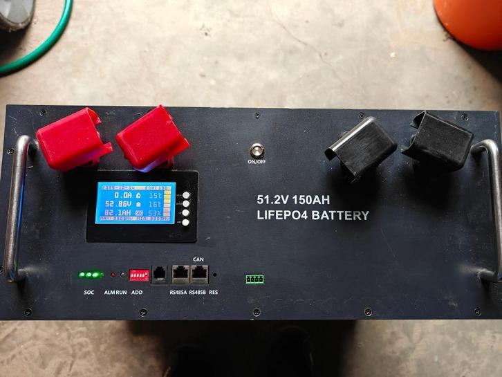 LiFePO4 Thuisbatterij 7.68Kwh, Computers en Software, Accu's en Batterijen, Gebruikt, Ophalen