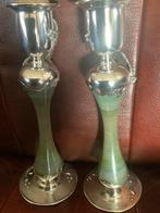 Antieke zilveren kandelaars uit Israël, Antiek en Kunst, Ophalen of Verzenden, Zilver