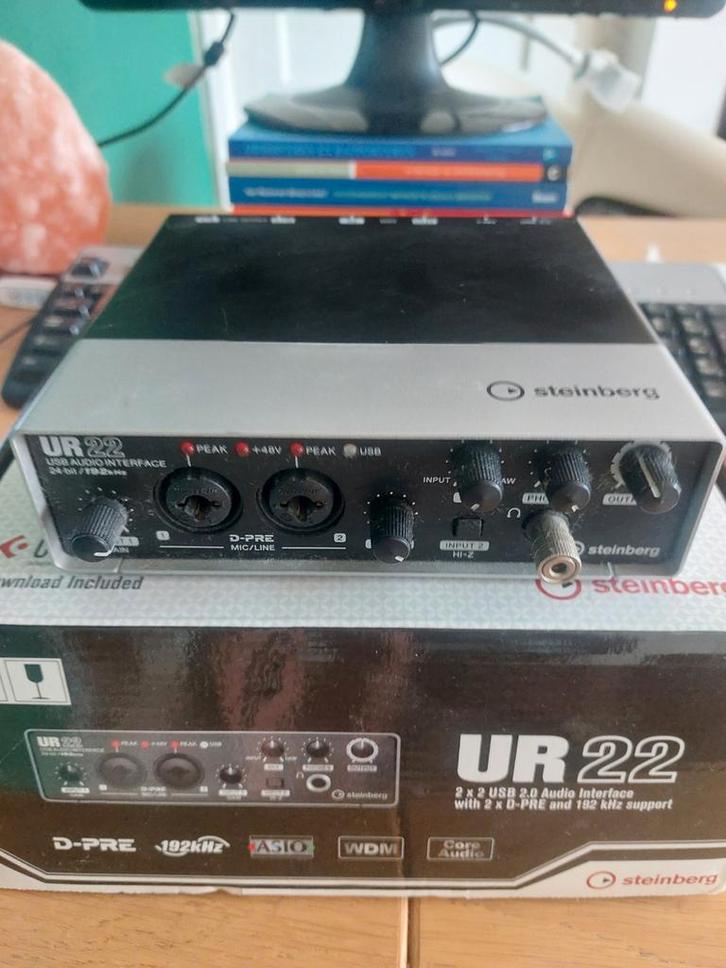 Steinberg UR22 Audio Interface – Goede staat, Audio, Tv en Foto, Professionele Audio-, Tv- en Video-apparatuur, Audio, Ophalen