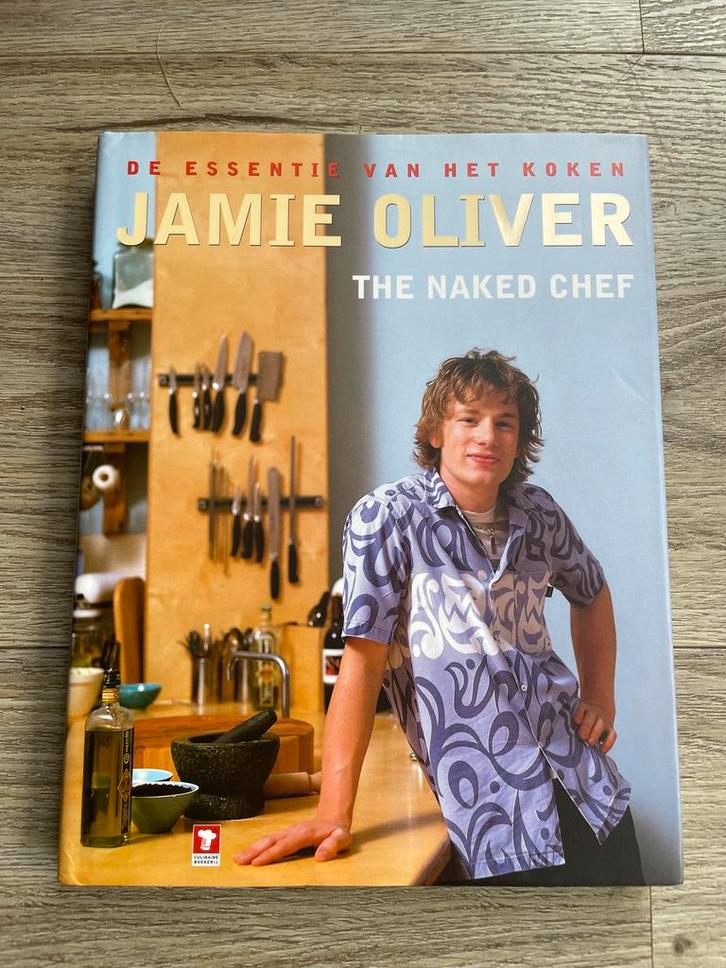 Jamie Oliver - The Naked Chef Kookboek, Boeken, Kookboeken, Zo goed als nieuw, Voorgerechten en Soepen, Europa, Gezond koken, Ophalen