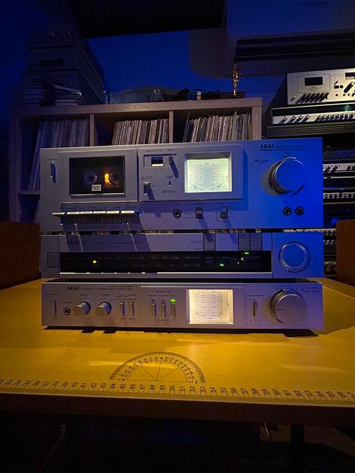 Vintage Akai set (losse componenten), Audio, Tv en Foto, Stereo-sets, Gebruikt, Akai, Losse componenten, Ophalen