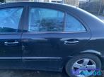 MERCEDES E-KLASSE W211 zwart Links achter deur portier 2002-, Auto-onderdelen, Carrosserie en Plaatwerk, Ophalen, Gebruikt, -