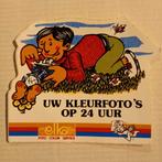 Leuke oude sticker    ELKO Kleurenfoto's., Ophalen of Verzenden, Zo goed als nieuw, Overige typen