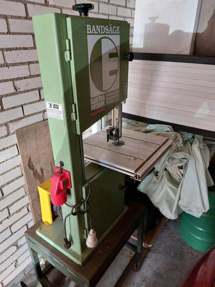 Lintzaagmachine Elektra Beckum BAS 315/4 W 55, Doe-het-zelf en Verbouw, Gereedschap | Zaagmachines, Gebruikt, Lintzaag, 70 mm of meer