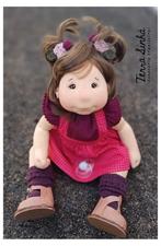 Terra sinha waldorf, Verzamelen, Poppen, Ophalen of Verzenden, Zo goed als nieuw, Pop