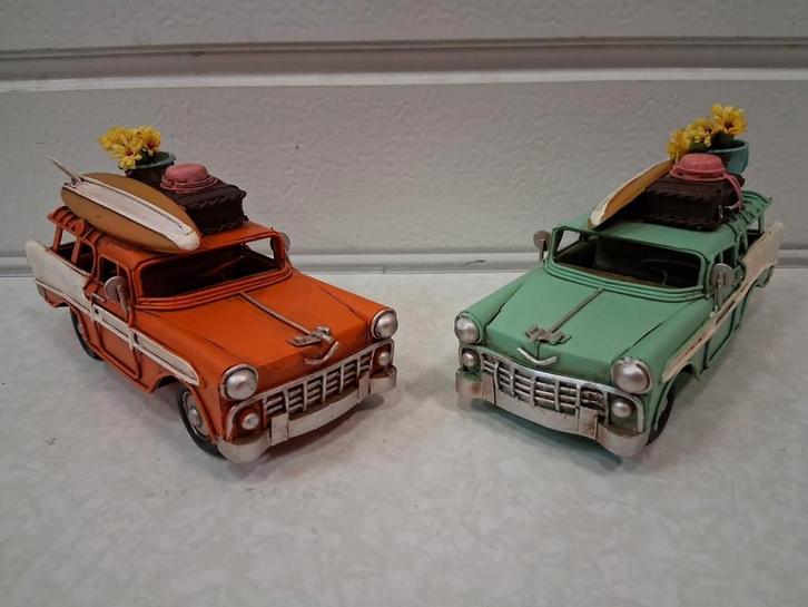 Oldtimers van metaal, Verzamelen, Retro, Huis en Inrichting, Ophalen of Verzenden