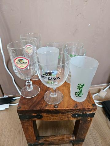 Grolsch bierglazen, het kanon, Radler. Leuk voor in mancave beschikbaar voor biedingen