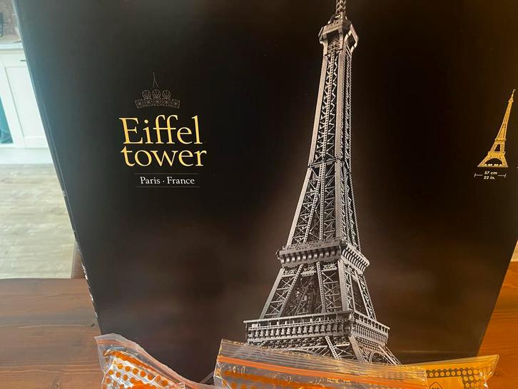 10307 Lego Eiffel Toren - Complete Set, Kinderen en Baby's, Speelgoed | Duplo en Lego, Zo goed als nieuw, Lego, Complete set, Ophalen of Verzenden