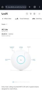 UniFi AC Lite, Computers en Software, Accesspoints, Ophalen, Zo goed als nieuw