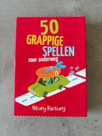 50 Grappige Spellen voor Onderweg - Reisspel, Hobby en Vrije tijd, Gezelschapsspellen | Bordspellen, Een of twee spelers, Ophalen of Verzenden