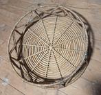 Decoratie mand, Ophalen, Gebruikt, Rond, Riet