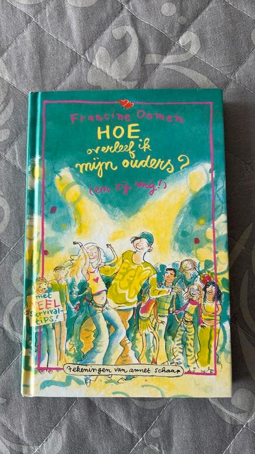 Francine Oomen - Hoe overleef ik mijn ouders? en zij mij!, Boeken, Kinderboeken | Jeugd | 13 jaar en ouder, Gelezen, Ophalen of Verzenden