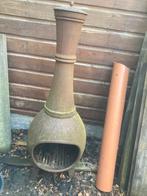 Gierijzeren terraskachel, Tuin en Terras, Tuinhaarden, Ophalen, Gebruikt