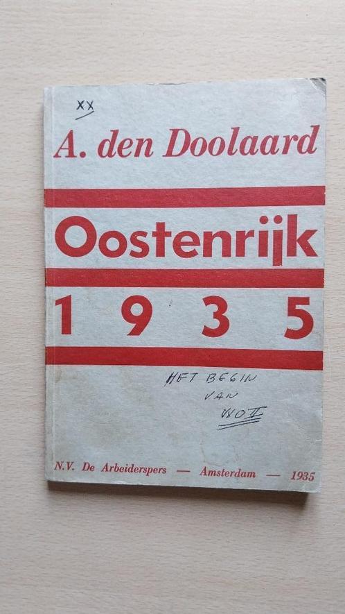 Oostenrijk 1935 - boek door A den Doolaard, Boeken, Literatuur, Gelezen, Nederland, Ophalen of Verzenden