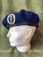 Baret met embleem Duitse Sanitatsdienst, Ophalen of Verzenden, Landmacht, Duitsland, Helm of Baret