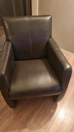 5 Donker bruine eetkamerstoelen met Wieltjes - Gratis!, Huis en Inrichting, Fauteuils, Ophalen of Verzenden, Zo goed als nieuw