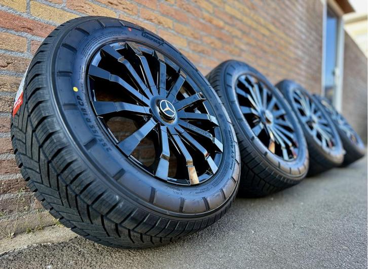 Mercedes Sprinter Crafter 18 inch velgen zwart verzwaard, Auto-onderdelen, Banden en Velgen, Banden en Velgen, All Season, 18 inch