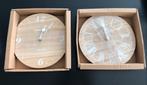 Nieuw! 2 houten klokjes samen €5, Huis en Inrichting, Woonaccessoires | Klokken, Ophalen of Verzenden, Nieuw, Wandklok