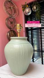 Unieke vintage vaaslamp!, Ophalen of Verzenden, Nieuw, Stof, Minder dan 50 cm