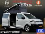 Citroen Jumpy Camper 2.0 120pk | 4 zitplaatsen | Slaaphefdak, Auto's, Electronic Stability Program (ESP), 12 maanden, Gebruikt