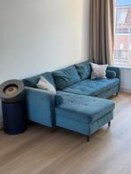 Maison du Monde L-hoekbank blauw, Ophalen, Gebruikt