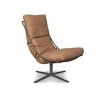 Relaxfauteuil Brutus cognac  Het Anker, Huis en Inrichting, Fauteuils, Ophalen, Gebruikt, Landelijk, insustrieel., 50 tot 75 cm