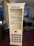 Koloniaal houten buffetkasten /wijnkasten, Ophalen, Gebruikt, Teakhout, Koloniaal teakhout