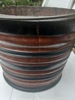 houten turfemmer theestoof antiek 23 cm hoog, Antiek en Kunst, Ophalen
