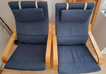 2 poang stoelen IKEA beschikbaar voor biedingen