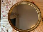 Zeer mooie oude spiegel, Ophalen, Ovaal, Minder dan 50 cm