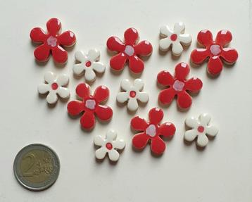 Mozaïek steentjes handgemaakte keramiek bloemetjes, H1 beschikbaar voor biedingen