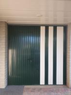 Novoferm kanteldeur garage met loopdeur 247 cm breed, Doe-het-zelf en Verbouw, Deuren en Horren, 215 cm of meer, Gebruikt, 120 cm of meer