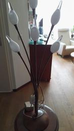 mooie, roestkleurige schemerlamp., Ophalen of Verzenden, Zo goed als nieuw, Metaal, 50 tot 75 cm