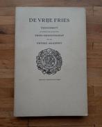 De vrije Fries deel 43 uit 1957
Fries genootschap geschiede, Boeken, Ophalen of Verzenden, 20e eeuw of later, Zo goed als nieuw