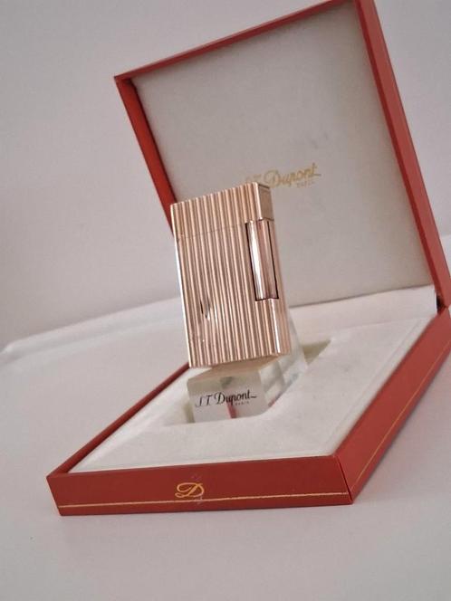 Dupont AanstekerL2 18K Verguld Goud Kleur +Dupont PIN Geluid, Verzamelen, Rookartikelen, Aanstekers en Luciferdoosjes, Gebruikt