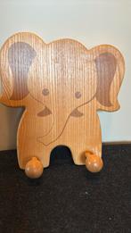 Houten olifant kapstokje van Mertens Kunst, Ophalen of Verzenden, Zo goed als nieuw