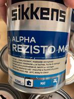 Sikkens Alpha Rezisto donkergrijze muurverf 1liter, Nieuw, Ophalen of Verzenden