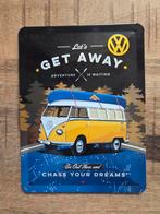 Volkswagen bus plaat als decoratie, Verzamelen, Ophalen of Verzenden, Zo goed als nieuw, Reclamebord