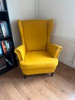 Gele Strandmon IKEA Fauteuil Stoel, Huis en Inrichting, Fauteuils, Ophalen, Gebruikt, Stof, 75 tot 100 cm