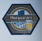 Hoegaarden 6-hoekig Bierspiegel /Barspiegel /Reclamespiegel, Ophalen, Zo goed als nieuw, Reclamebord, Plaat of Schild, Overige merken