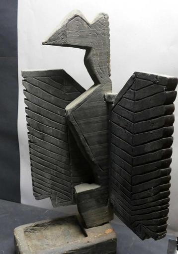 Jodog DV4 olielamp engel hout beeld kunst Garuda Indonesie  beschikbaar voor biedingen