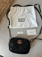 Gucci Marmont mini camera bag, Sieraden, Tassen en Uiterlijk, Tassen | Damestassen, Ophalen of Verzenden, Zwart, Handtas