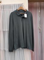 Majestic Filatures khaki cashmere shirt sweater L XL, Maat 46/48 (XL) of groter, Nieuw, Ophalen of Verzenden, Majestic Filatures